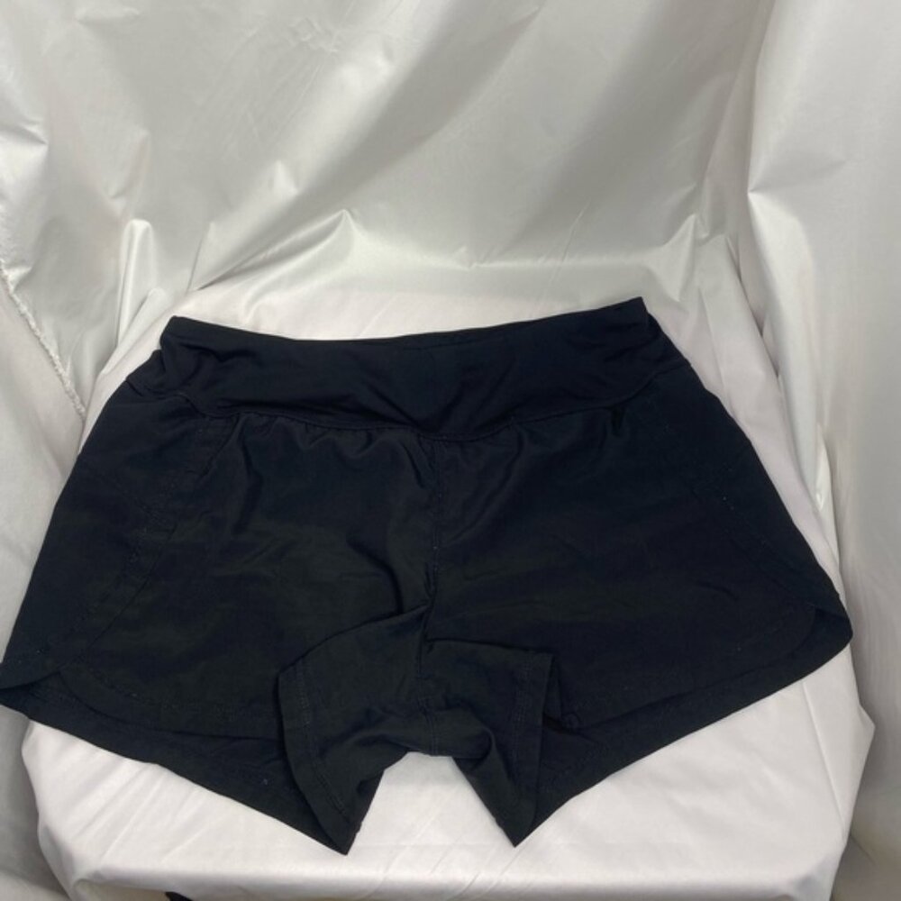 Balck Polyester Running shorts